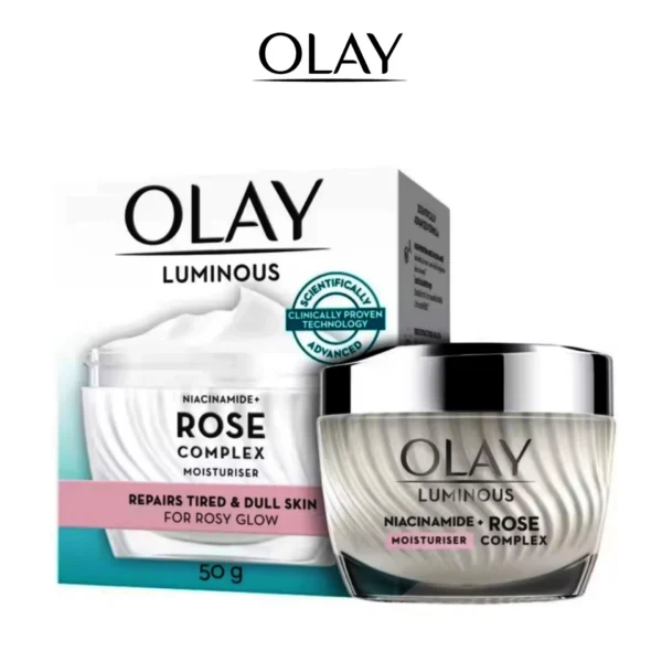 Увлажняющий крем с ниацинамидом Olay Luminous Niacinamide Rose Complex Moisturiser, 50 гр.