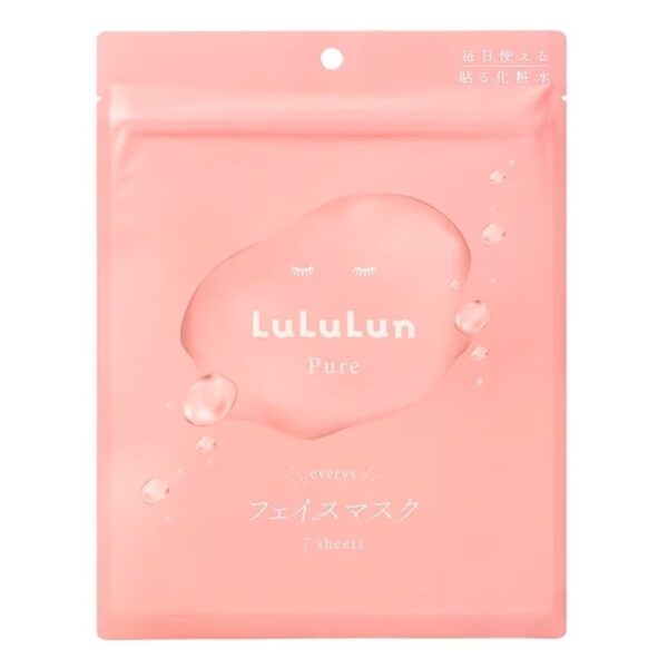 Lululun Face Mask Lululun Pure 9FS 7'S บำรุงผิวแห้งกร้าน เนียนนุ่ม ชุ่มชื้น Оригинал