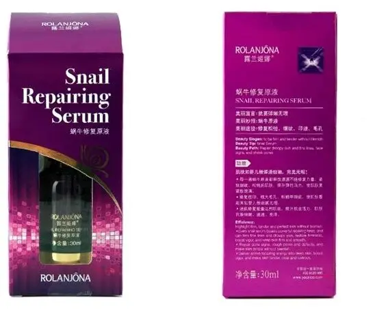 Восстанавливающая, концентрированная сыворотка Rolanjona Snail Pepairing Serum, 30 мл., Таиланд