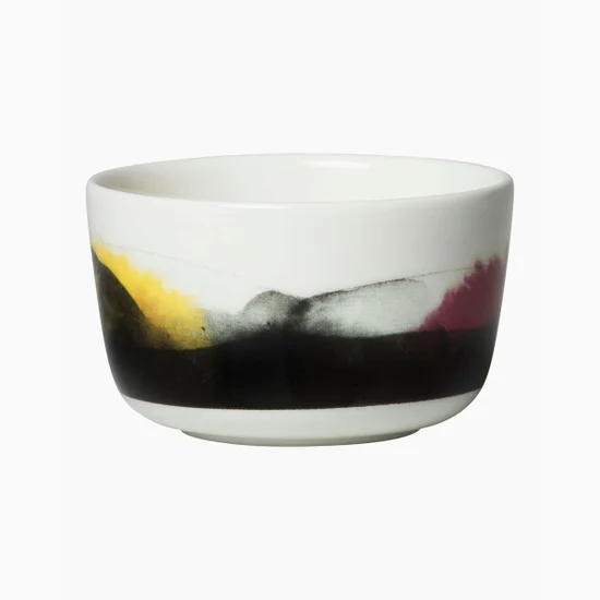 MARIMEKKO Yellow and Black Oiva/Sääpäiväkirja bowl 2.5 dl Оригинал