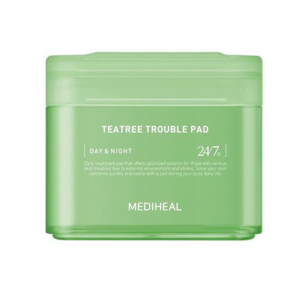 Mediheal Teatree Trouble Pad 100'S แผ่นบำรุงผิวเฉพาะจุด คุมมัน ลดสิว Оригинал