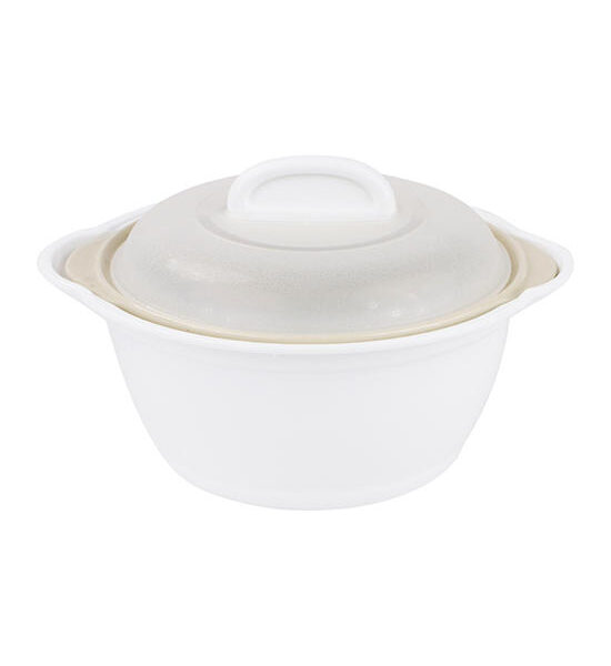 MICRON WARE White Microwave Bowl With Lid JCP-5089 Capacity 900 ML. Оригинал