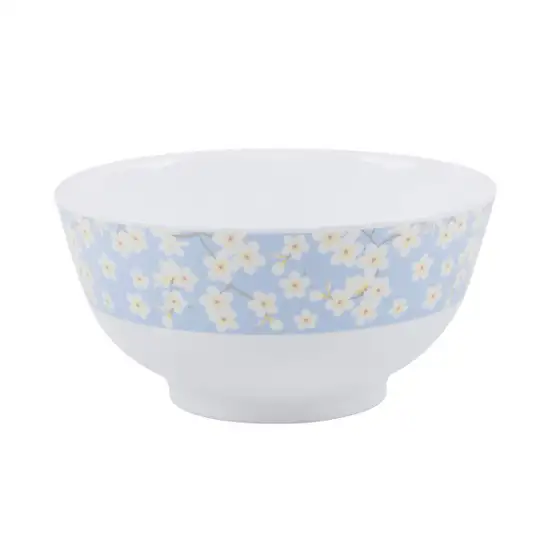 SUPERWARE White - Blue Melamine Bowl AVA B 61060 Size 6 inch Оригинал