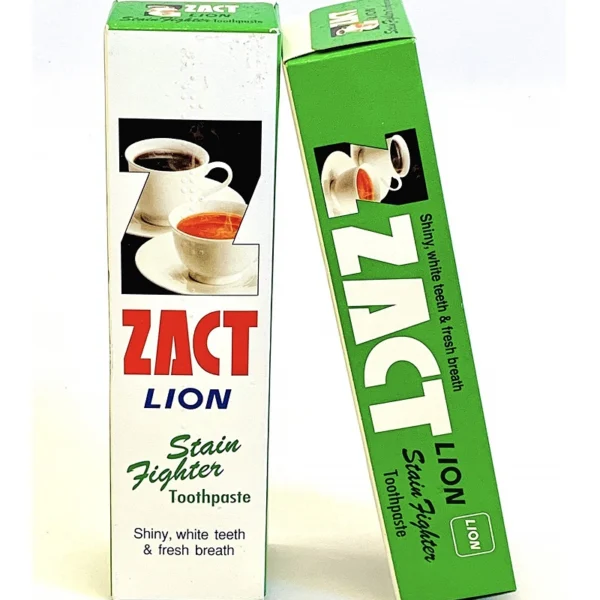 Зубная паста для любителей кофе и чая Zact Lion 160 гр