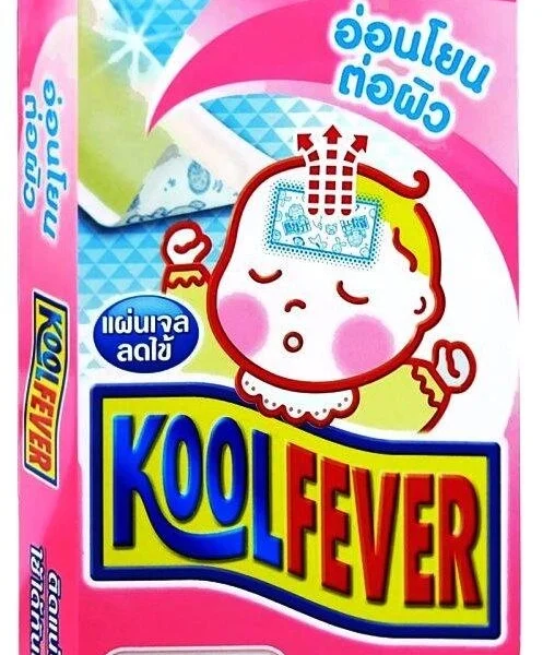 Жаропонижающий детский пластырь от 0 до 2 лет Kobayashi Koolfever For Babies, 2 шт., Таиланд