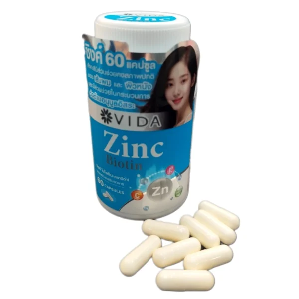 Zinc Biotin Vida – комплекс витаминов и минералов для здоровья кожи, волос и ногтей