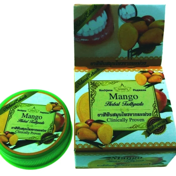 Зубная паста Рочана Манго 30 г / Rochjana Mango Herbal Toothpaste 30 g., Таиланд