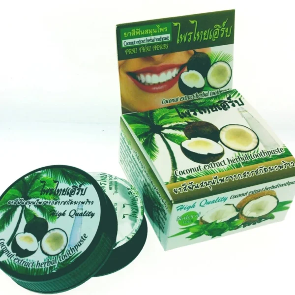 Зубная паста с экстрактом кокоса отбеливающая / Coconut Natural Herbs Toothpaste