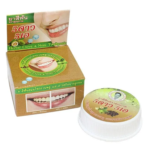 Зубная паста с экстрактом Нони и Гвоздики 5 Star Herbal Clove  Noni Toothpaste, Таиланд