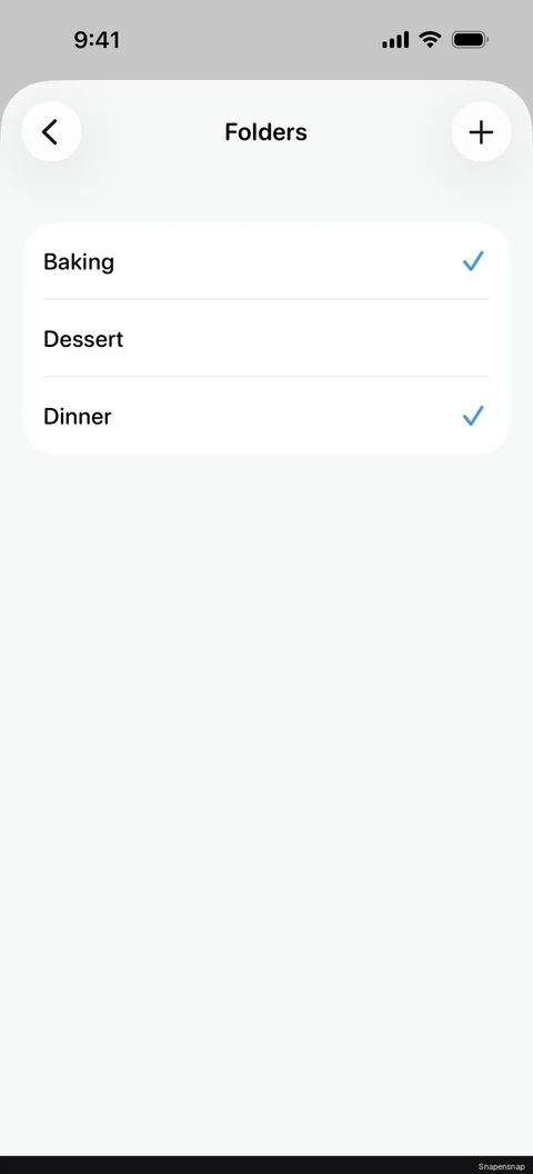 Добавление folders 3