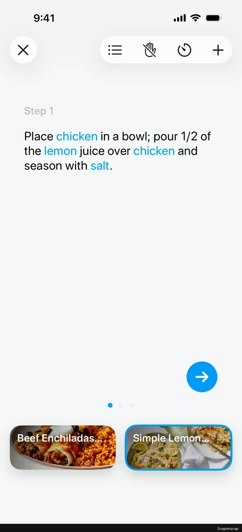 Добавление recipe 3