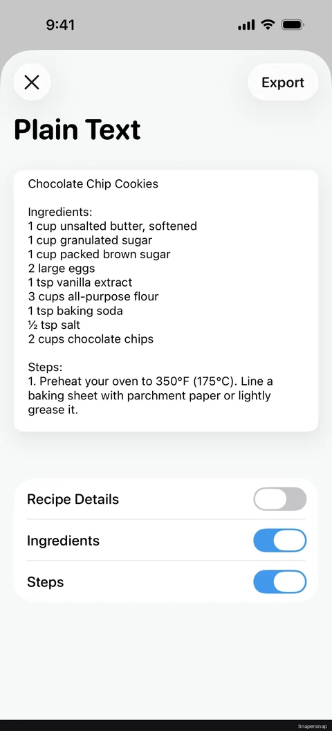 Отключение recipe details 3