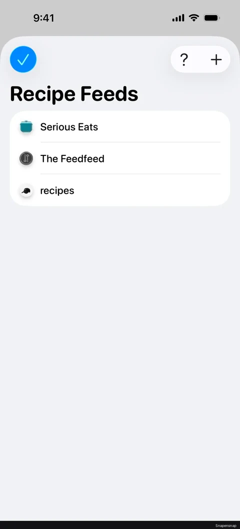 Редактирование a recipe feed 8