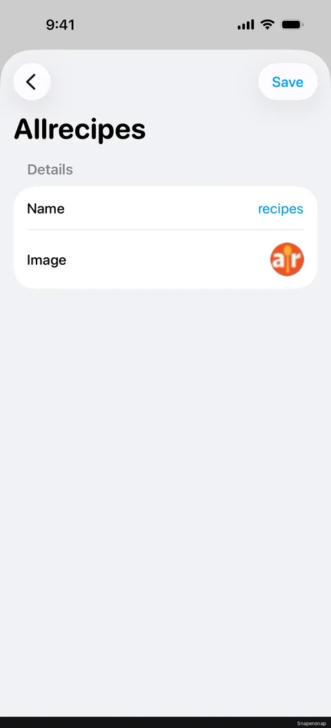 Редактирование a recipe feed 4