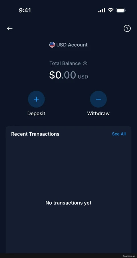 Открытие USD аккаунт 6