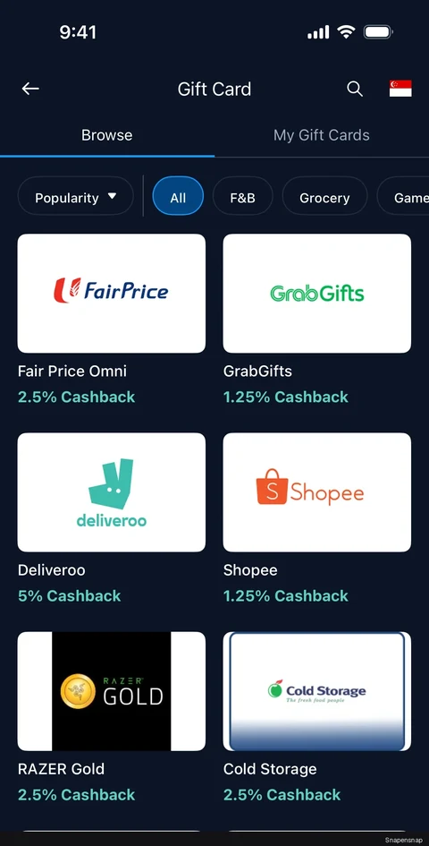 Подарочные карты 5