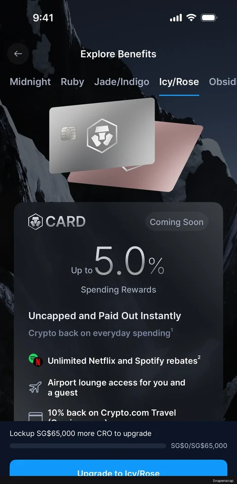 Сценарий: Card benefits 3