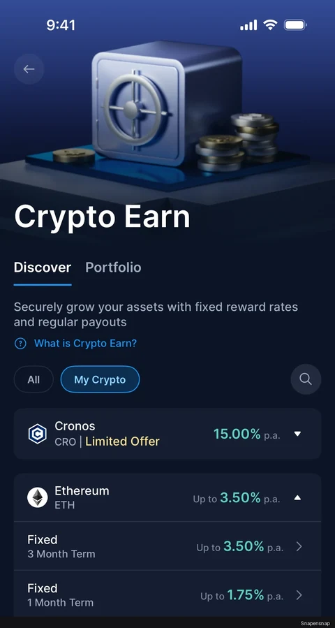 Сценарий: Crypto Earn 4