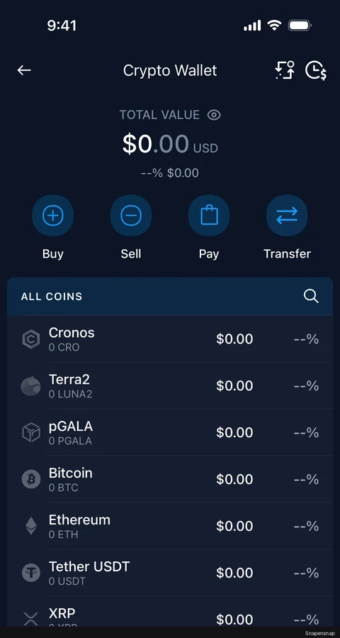 Сценарий: Crypto wallet 2