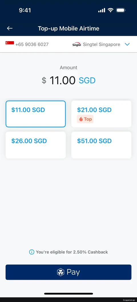 Сценарий: Purchase a mobile airtime 4