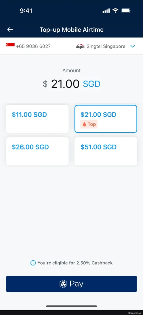 Сценарий: Purchase a mobile airtime 3