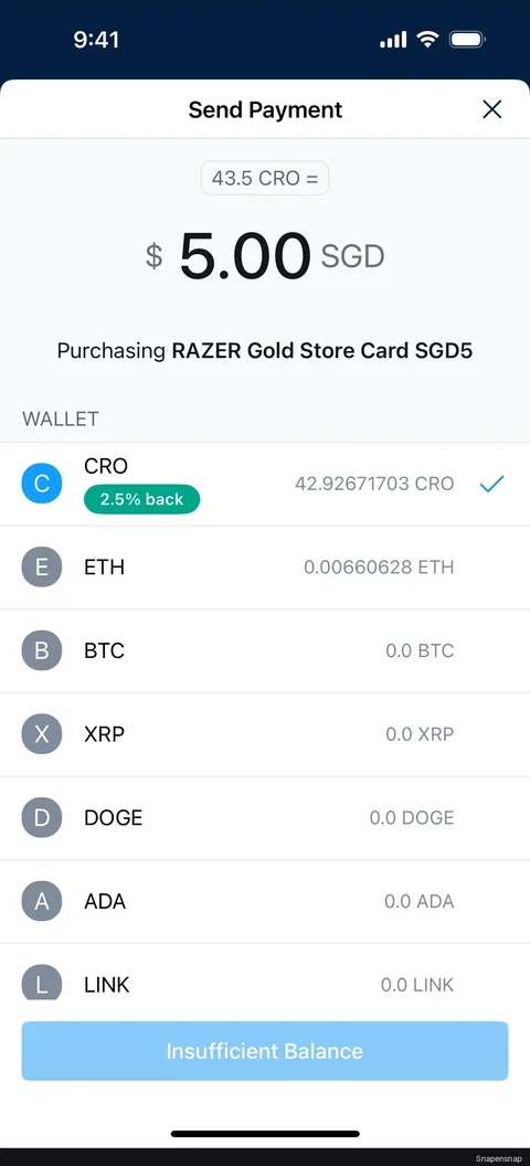 Сценарий: Purchasing a gift card 6