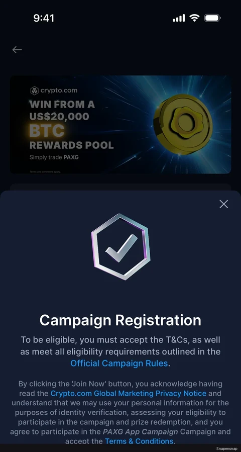 Сценарий: Registering for a campaign 2