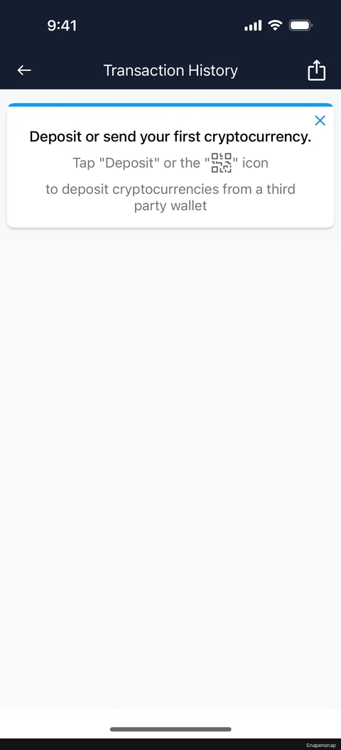 Сценарий: Transaction history (crypto wallet) 2