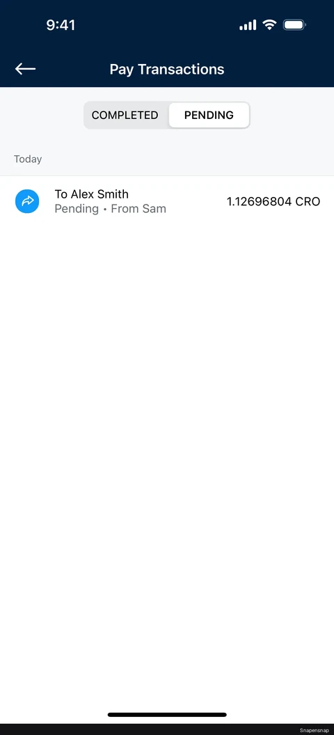 Сценарий: Transaction history (Pay) 4