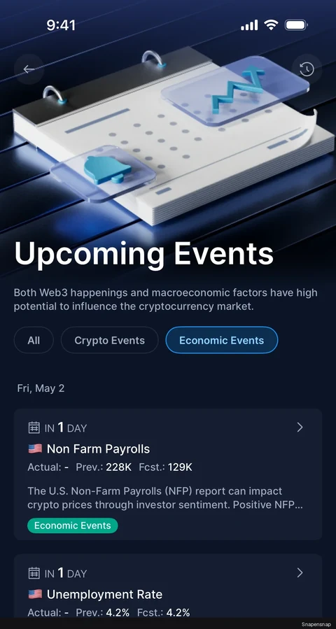 Сценарий: Upcoming events 3