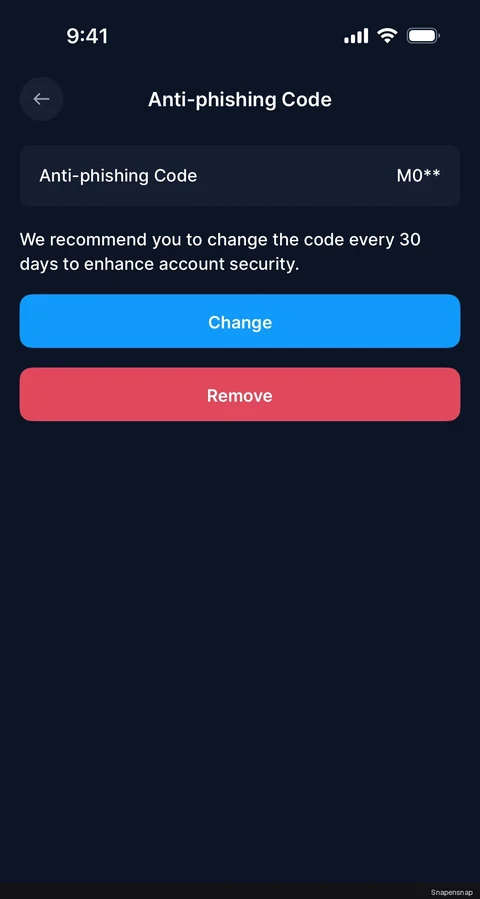 Создание anti-phishing code 5