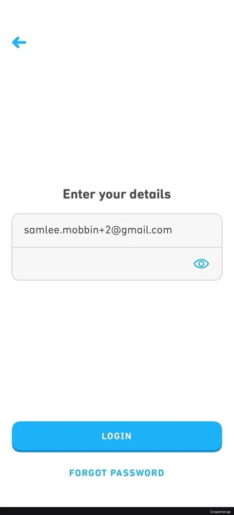 Сценарий: Connecting a Duolingo account 3