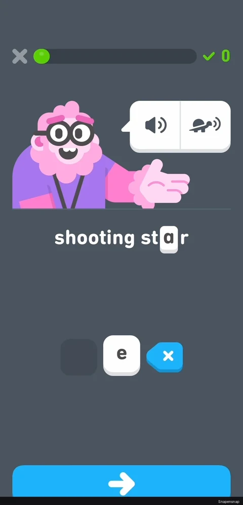 Завершение spelling lesson 5