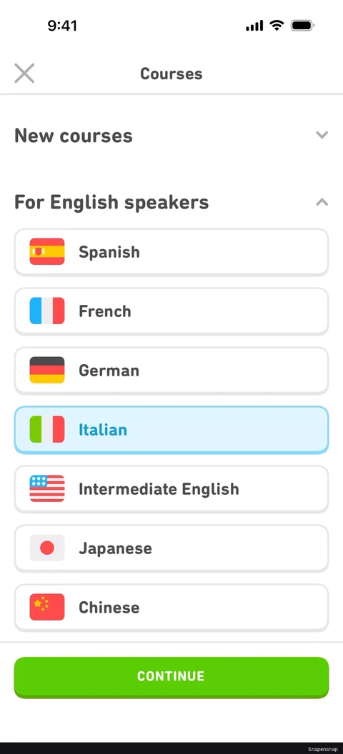 Добавление course (language) 4