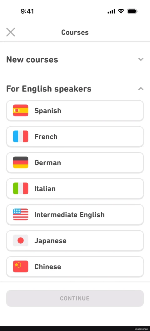Добавление course (language) 3