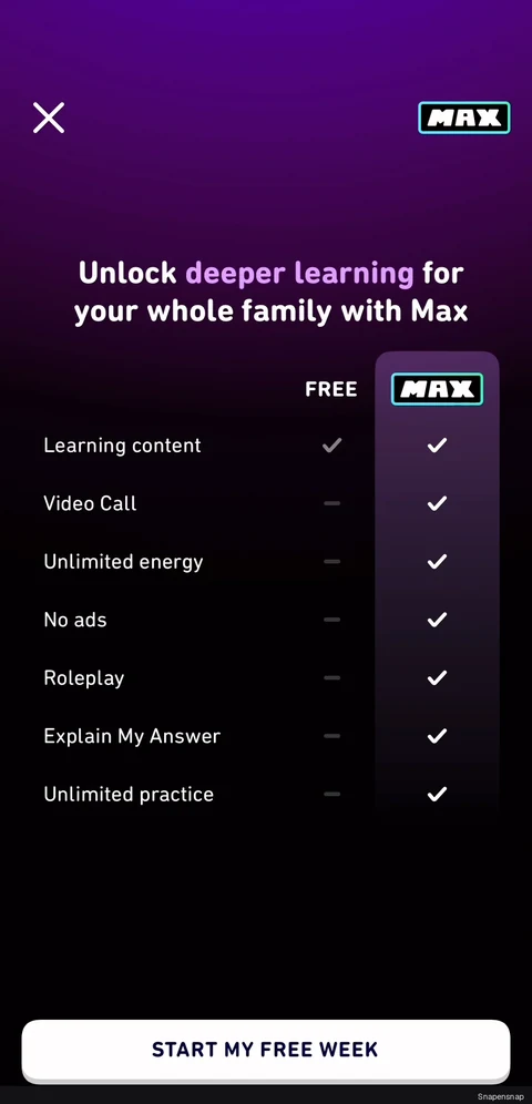 Подписка на Duolingo Max Family 4