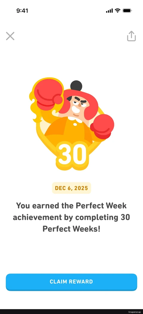 Сценарий: Achievement detail 3