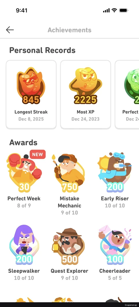 Сценарий: Achievements 3