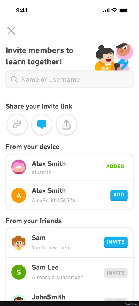 Сценарий: Inviting a user to a family plan 4