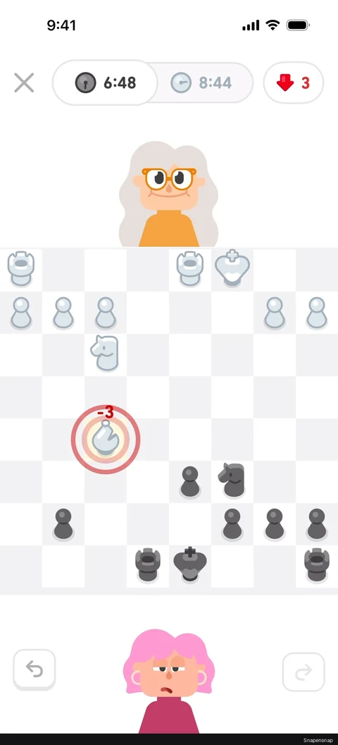 Сценарий: Playing chess with a person 6