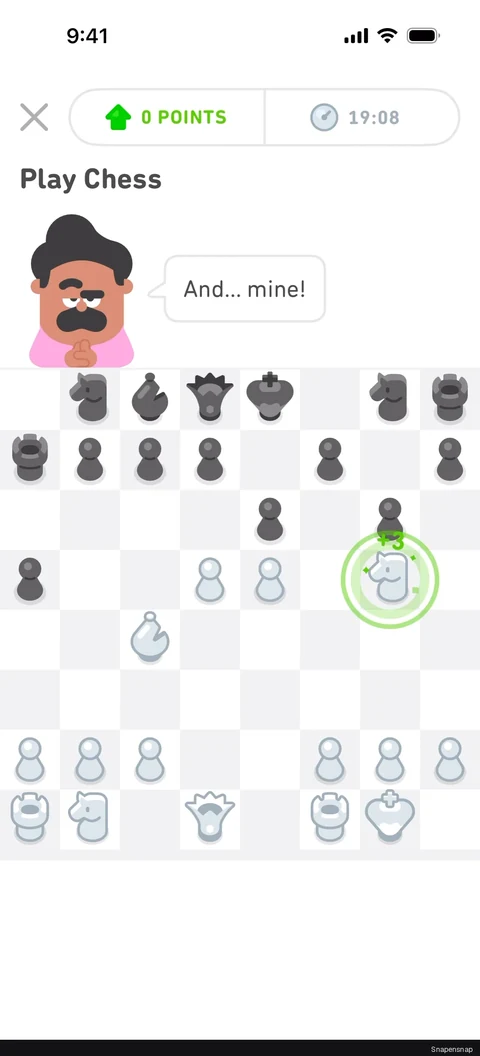 Сценарий: Playing chess with Oscar 3