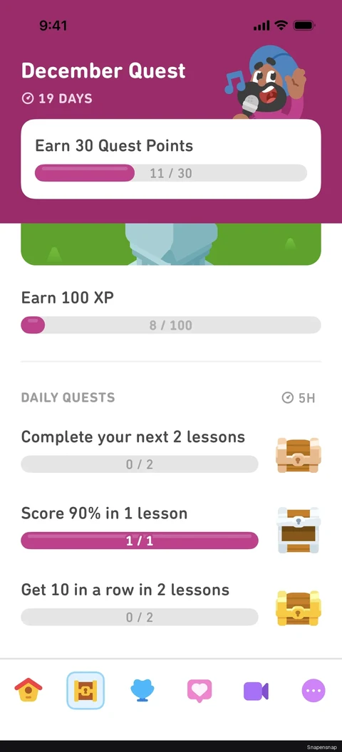 Сценарий: Quests 6