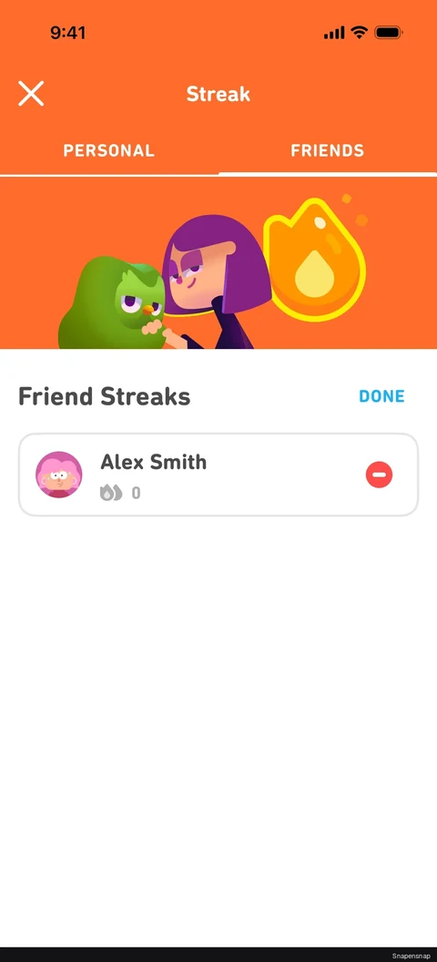 Удаление friend streak 2