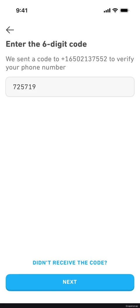 Верификация a phone number 5