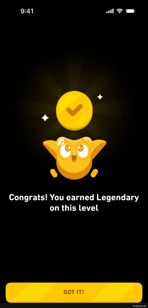 Завершение legendary level 9