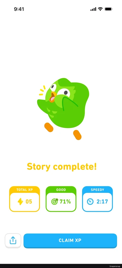 Завершение story lesson 14