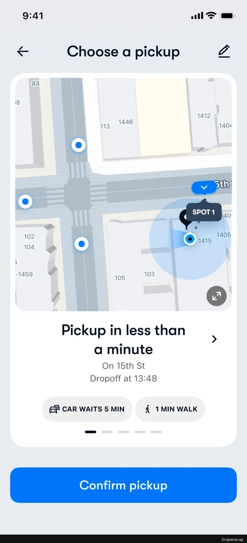 TODO:RU:Choose a pickup location 2