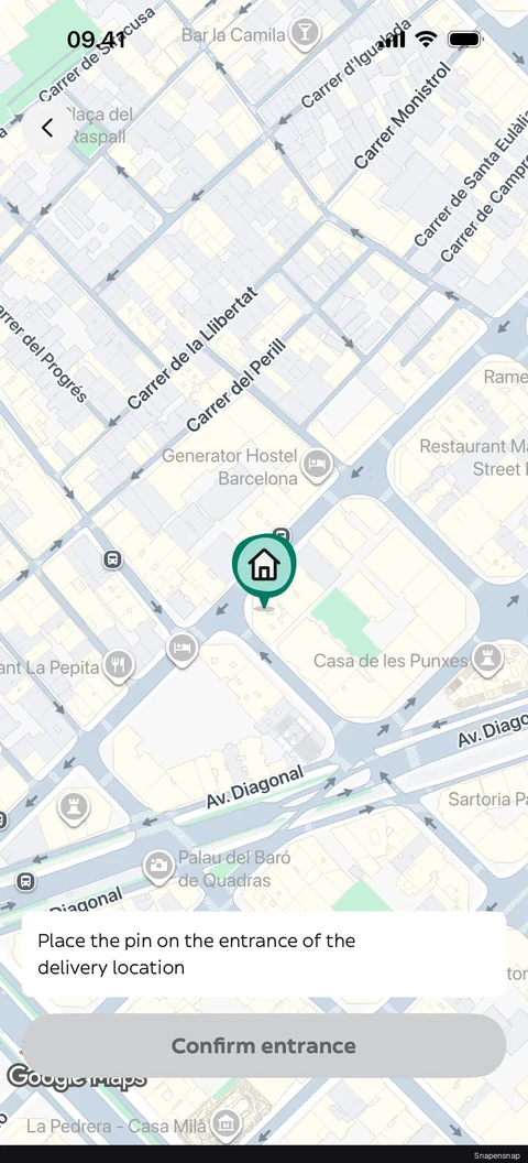 Редактирование an entrance pin 2