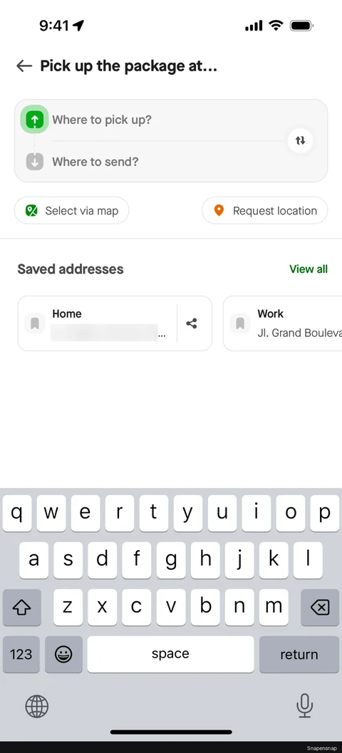 Бронирование GoSend 2