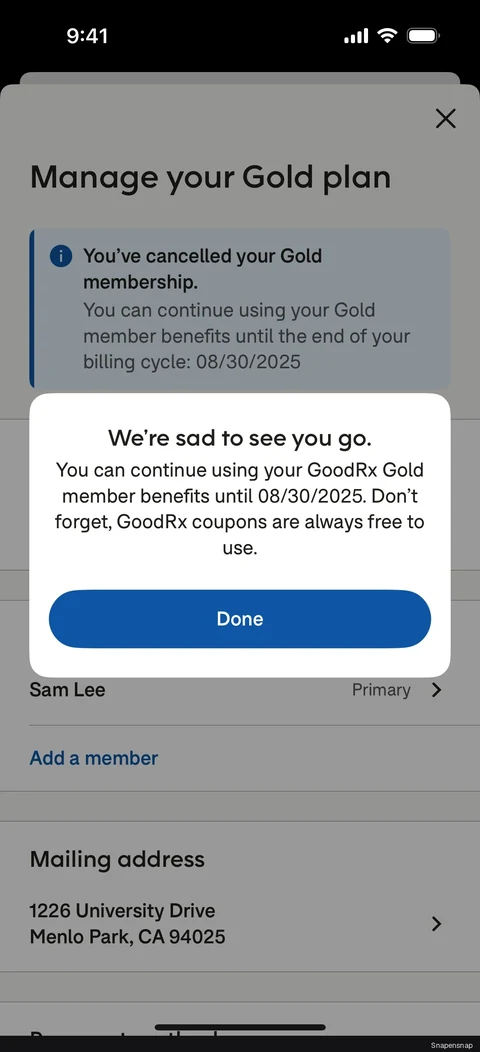 TODO:RU:Canceling a membership 4